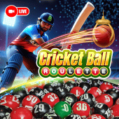 Cricket Ball Roulette baccarat live casino icon